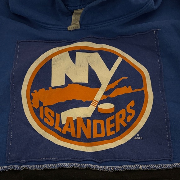 NY Islanders Blue and Orange Hoodie - Picture 4 of 4